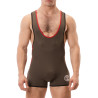 Barcode Berlin Combi Singlet Allan Kaki-Rouge